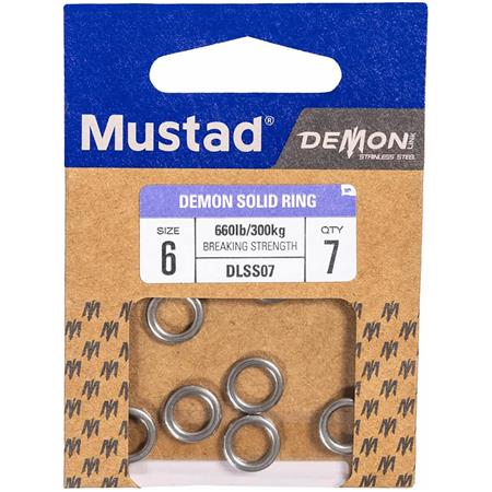 GESOLDEERDE RING MUSTAD SS SOLID RING