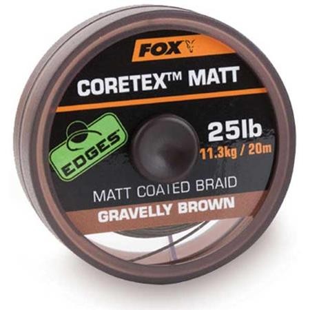 Gevlochteen Lijn Voor Onderlijn Gecoat Fox Edges Coretex Matt