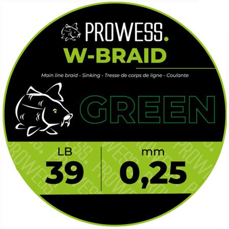 Gevlochten Lijn - 1000M Prowess W-Braid