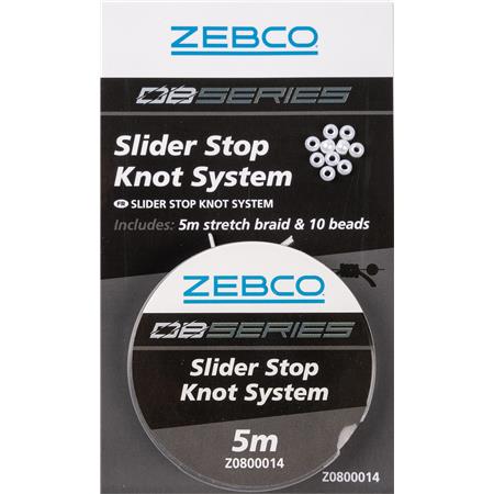 GEVLOCHTEN LIJN À ONDERLIJN ZEBCO DB SERIES SLIDER STOP KNOT SYSTEM