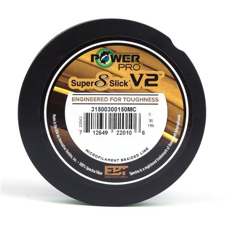 GEVLOCHTEN LIJN - AQUA GROEN POWER PRO SUP 8 SLICK V2