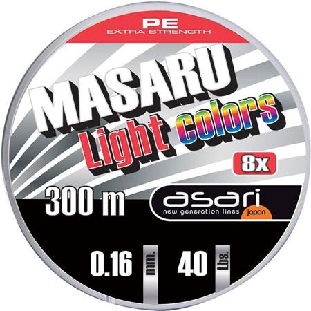 Gevlochten Lijn Asari Masaru Light Colors - 300M