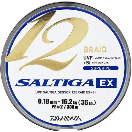 Gevlochten Lijn Daiwa Saltiga 12 Braid Ex Multicolor - 600M