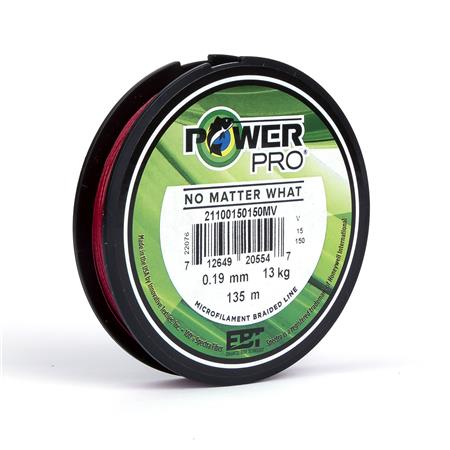 GEVLOCHTEN LIJN POWER PRO ROOD