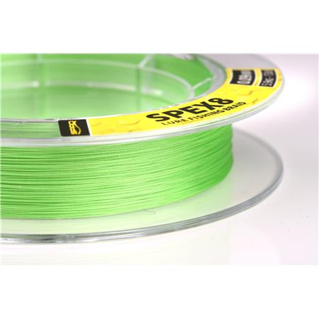 GEVLOCHTEN LIJN SPRO SPEX8 BRAID LIME GREEN 150M