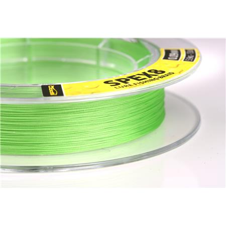 GEVLOCHTEN LIJN SPRO SPEX8 BRAID LIME GREEN