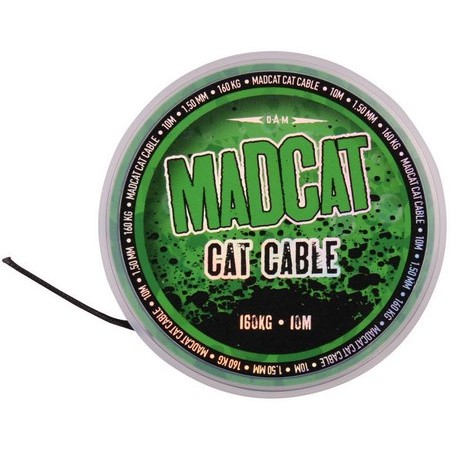 Gevlochten Meerval Onderlijn Madcat Cat Cable - 10M