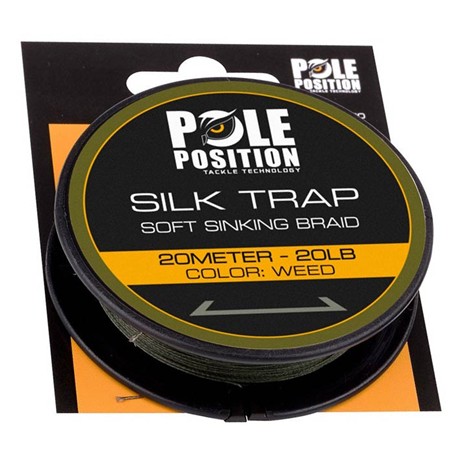 Gevlochten Onderlijn Pole Position Silk Trap Soft Sinking Braid - 20M