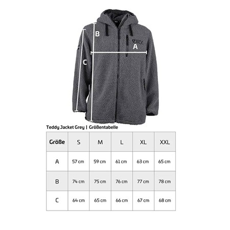 GIACCA DA UOMO ZECK TEDDY JACKET - GRIGIO