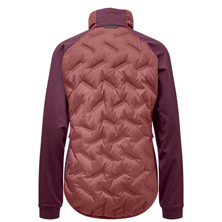 GIACCA DONNA PINEWOOD ABISKO INSULATION HYBRID - BRICK PINK/BURGUNDY