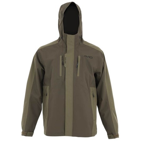 Giacca Uomo Avid Carp Hydro-Force 20K Pro Full-Zip Jacket - Kaki