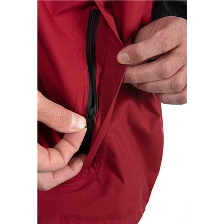 GIACCA UOMO - BORDEAUX FOX RAGE PRO SERIES STASH WATERPROOF JACKET - BORDEAUX