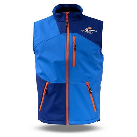 Giacca Uomo Colmic Softshell Official Team Impermeabile - Blu