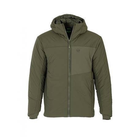 Giacca Uomo - Dark Olive Korda Insulated Hooded Jacket - Dark Olive