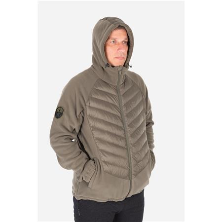 GIACCA UOMO FOX EXPLORER FLEECE HOODED JACKET - VERDE