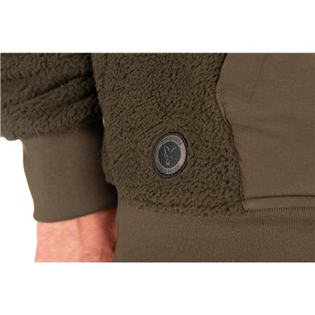 GIACCA UOMO FOX OLIVE SHERPA HYBRID JACKET - OLIVA