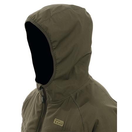 GIACCA UOMO HART IBICE HOODIE - OLIVE FONCÉ