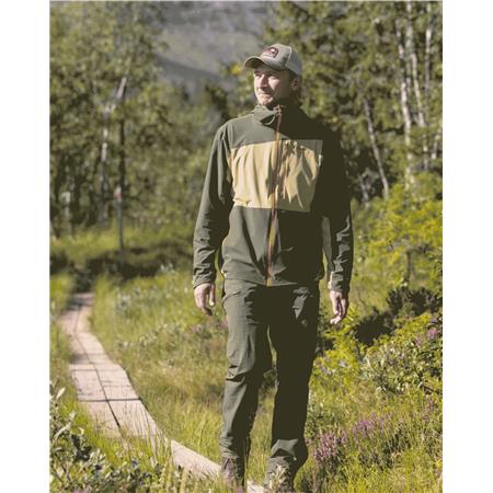 GIACCA UOMO PINEWOOD ABISKO LIGHT STRETCH - BEIGE/VERT
