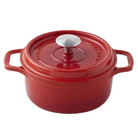 GIETIJZEREN STOOFPOT INVICTA RONDE - RUBIS
