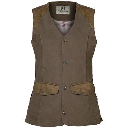 Gilet Chasse Femme Percussion Normandie - Bronze