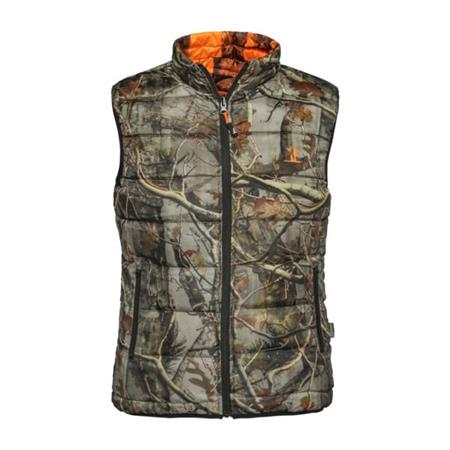 Gilet Chasse Homme Percussion Warm Reversible - Forest