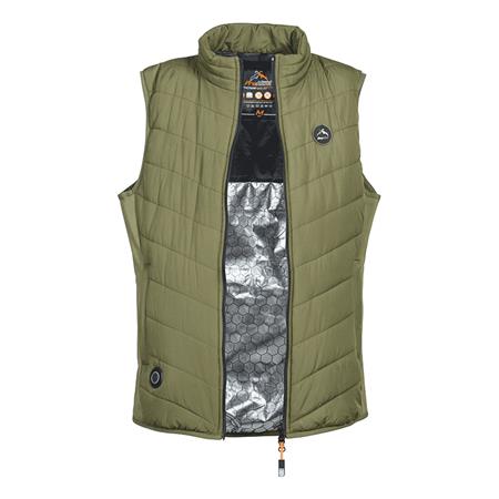 GILET CHAUFFANT FEMME PROHUNT HYBRIDE - KAKI