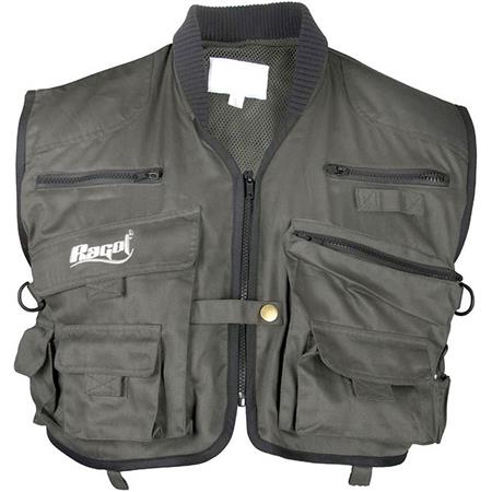 Gilet Da Pesca Corto 12 Tasche - Cachi Ragot Court 12 Poches - Kaki