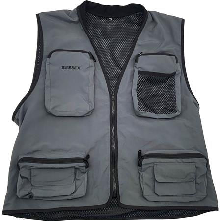 Gilet Da Pesca Suissex Sanaga - Grigio
