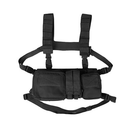 GILET DE CHASSE VIGILANT CHEST RIG COMPACT NOIR