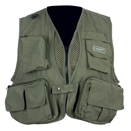Gilet De Pêche Hart Rover - Kaki