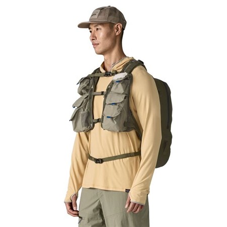 GILET DE PÊCHE PATAGONIA STEALTH CONVERTIBLE VEST - RIVER ROCK GREEN