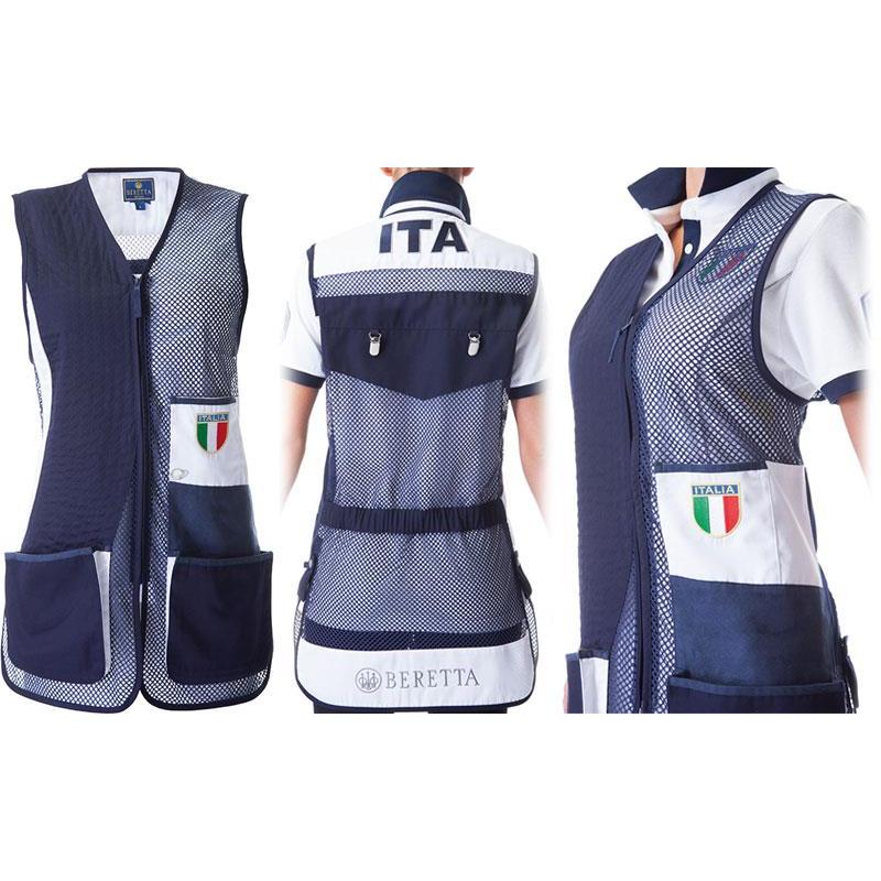 Gilet de tir femme beretta uniform pro trap italia dx - marine