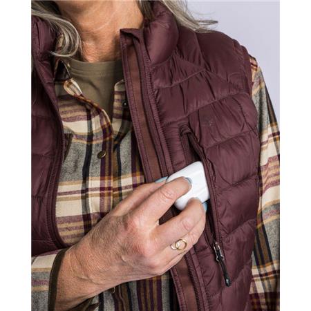 GILET DONNA PINEWOOD ABISKO INSULATION - EARTH PLUM