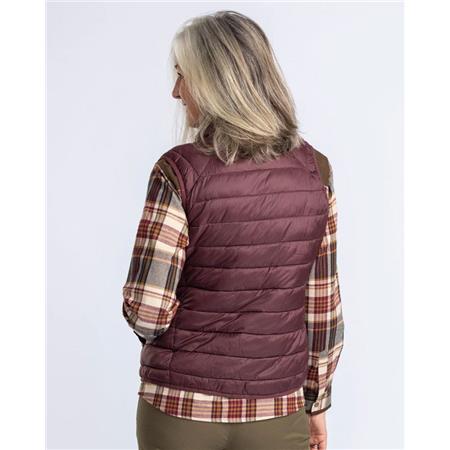 GILET DONNA PINEWOOD ABISKO INSULATION - EARTH PLUM