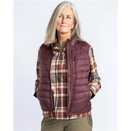GILET DONNA PINEWOOD ABISKO INSULATION - EARTH PLUM