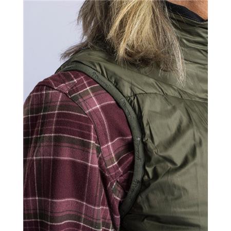 GILET FEMME PINEWOOD WOOL INSULATED MIDLAYER - MOSS GREEN