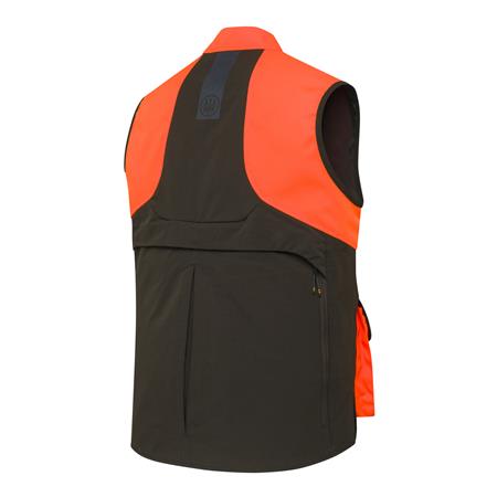 GILET HOMME BERETTA THORN RESISTANT - BROWN BARK/ORANGE