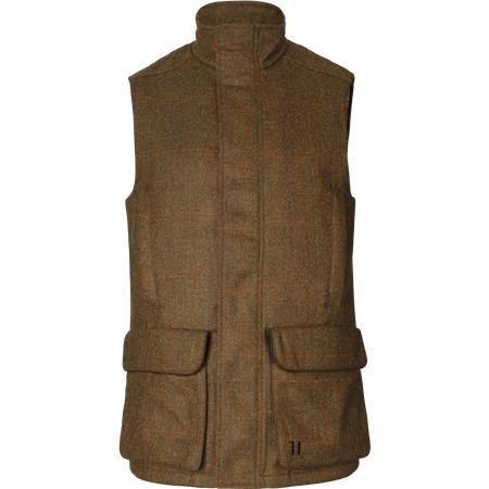 Gilet Homme Harkila Kenmore - Forest Green/Herringbone