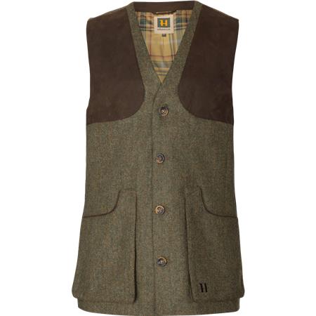 Gilet Homme Harkila Kenmore Shooting - Forest Green/Herringbone