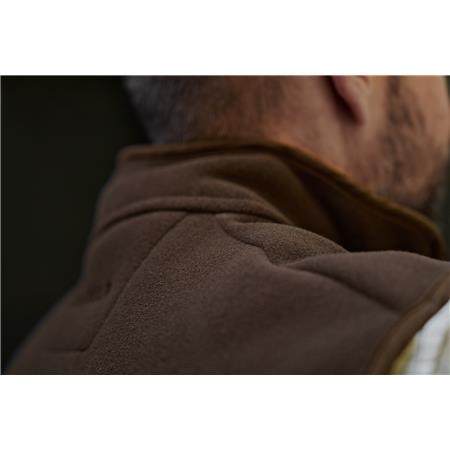 GILET HOMME HARKILA SANDHEM SHERPA - DEMITASSE BROWN