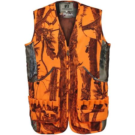 Gilet Homme Percussion Palombe - Ghost Camo Blaze