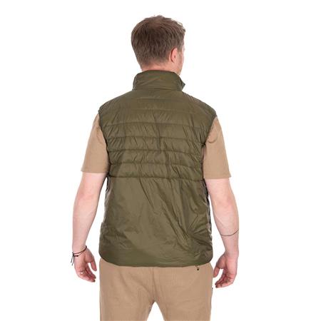 GILET MANCHES COURTES HOMME FOX OLIVE QUILTED 100 GILET - KAKI