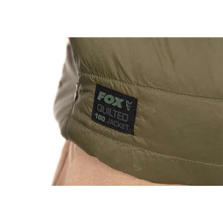 GILET MANCHES COURTES HOMME FOX OLIVE QUILTED 100 GILET - KAKI