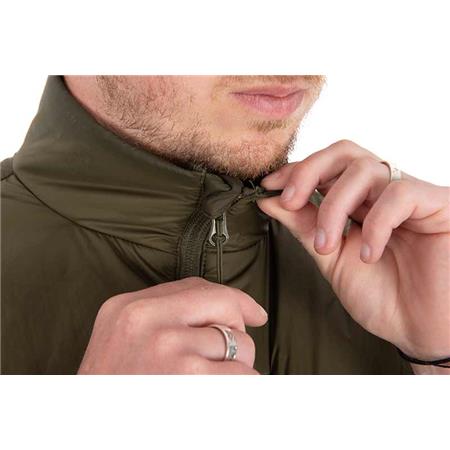 GILET MANCHES COURTES HOMME FOX OLIVE QUILTED 100 GILET - KAKI