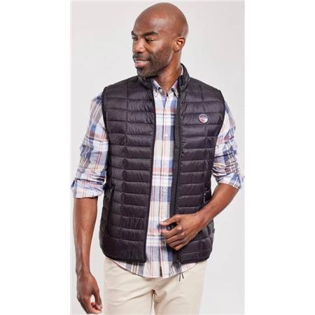 Gilet Puffer Without Sleeves For Men Bermudes Hiatus - Noir