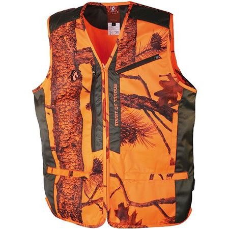 Gilet Sans Manche Homme Somlys 251N Spirit Of Traque - Camou Orange