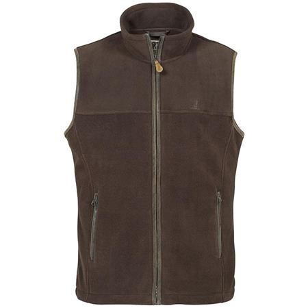 Gilet Senza Maniche Uomo Idaho Scotland Polaire - Marron