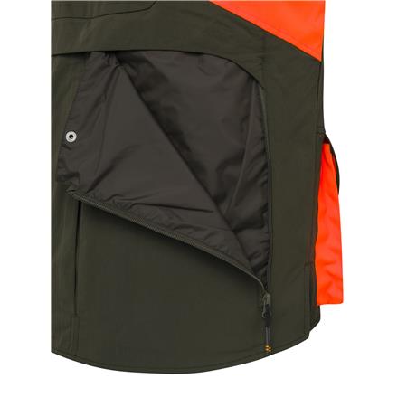 GILET UOMO - GREEN MOSS/ORANGE BERETTA THORN RESISTANT - GREEN MOSS/ORANGE