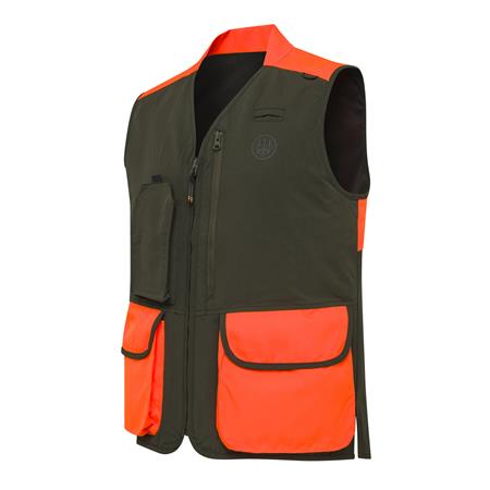 GILET UOMO - GREEN MOSS/ORANGE BERETTA THORN RESISTANT - GREEN MOSS/ORANGE