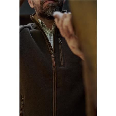 GILET UOMO HARKILA SANDHEM SHERPA - DEMITASSE BROWN